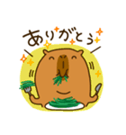 Capybara's daily life（個別スタンプ：4）