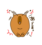 Capybara's daily life（個別スタンプ：10）