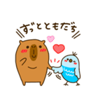 Capybara's daily life（個別スタンプ：28）