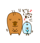 Capybara's daily life（個別スタンプ：29）