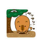 Capybara's daily life（個別スタンプ：31）
