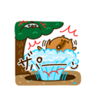 Capybara's daily life（個別スタンプ：34）