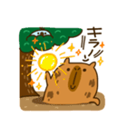 Capybara's daily life（個別スタンプ：35）