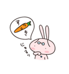 Rabbit with glasses called "Usami"（個別スタンプ：21）