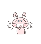 Rabbit with glasses called "Usami"（個別スタンプ：24）