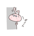 Rabbit with glasses called "Usami"（個別スタンプ：28）