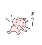 Rabbit with glasses called "Usami"（個別スタンプ：35）