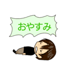 フキダシとハイネック（個別スタンプ：5）