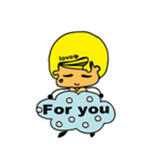 Love boy ＆ Love girl（個別スタンプ：7）