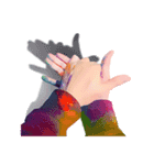 hand than the friends（個別スタンプ：16）
