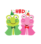 Mr.＆Mrs. FROGs（個別スタンプ：15）