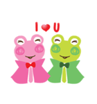 Mr.＆Mrs. FROGs（個別スタンプ：16）