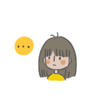 tan girl with her moods（個別スタンプ：12）