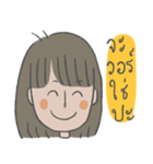 tan girl with her moods（個別スタンプ：23）