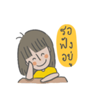 tan girl with her moods（個別スタンプ：25）