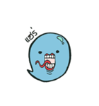 Josh and his worm（個別スタンプ：1）