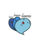 Josh and his worm（個別スタンプ：6）