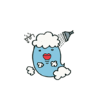 Josh and his worm（個別スタンプ：37）