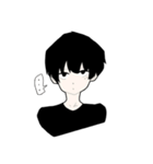 マッシュの男の子（個別スタンプ：1）