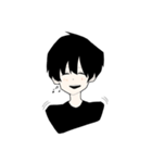 マッシュの男の子（個別スタンプ：3）