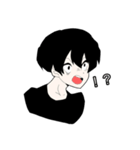 マッシュの男の子（個別スタンプ：5）