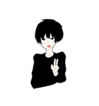 マッシュの男の子（個別スタンプ：13）