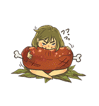Redcoat with cats（個別スタンプ：8）