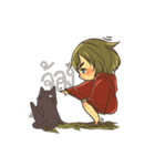 Redcoat with cats（個別スタンプ：9）