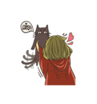 Redcoat with cats（個別スタンプ：16）
