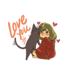 Redcoat with cats（個別スタンプ：28）