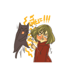 Redcoat with cats（個別スタンプ：37）