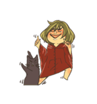 Redcoat with cats（個別スタンプ：39）