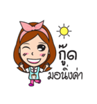 Barista Girl Coffee（個別スタンプ：2）