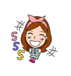 Barista Girl Coffee（個別スタンプ：9）