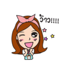 Barista Girl Coffee（個別スタンプ：11）