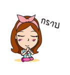 Barista Girl Coffee（個別スタンプ：19）