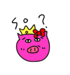 Pig head princess（個別スタンプ：5）