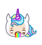 Unicorn Emoji（個別スタンプ：18）