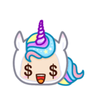 Unicorn Emoji（個別スタンプ：22）