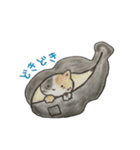 コントラバス弾きの子猫ちゃん（個別スタンプ：7）