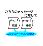 何かのプレゼン風スタンプ（個別スタンプ：4）