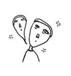 Miss Egg ＆ cat（個別スタンプ：3）