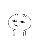 目が笑ってないネコ（個別スタンプ：1）