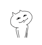 目が笑ってないネコ（個別スタンプ：3）