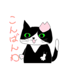 さくらねこと花猫（個別スタンプ：3）