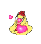 Unitary chicken flying (animation)（個別スタンプ：4）