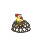 Unitary chicken flying (animation)（個別スタンプ：10）