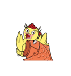 Unitary chicken flying (animation)（個別スタンプ：15）