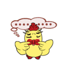 Unitary chicken flying (animation)（個別スタンプ：22）