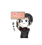 個性的な医師と軍人のスタンプ（個別スタンプ：11）